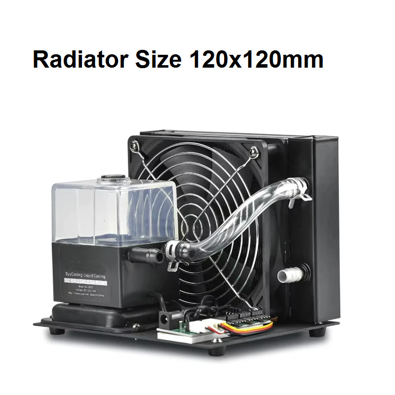 Portable Water cooling kit for 3D printer UV printer CNC laser machine assembled liquid cooler for
