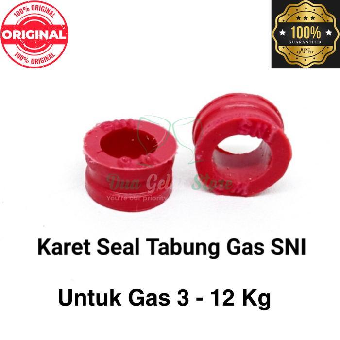 Karet Seal Gas Elpiji SNI Tebal Lentur 100% Karet Asli Untuk Tabung Gas 3kg 5.5kg 12kg Isi Kemasan