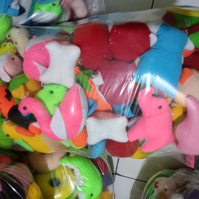 Boneka Mesin Capit 1 Bal isi 100 Pcs