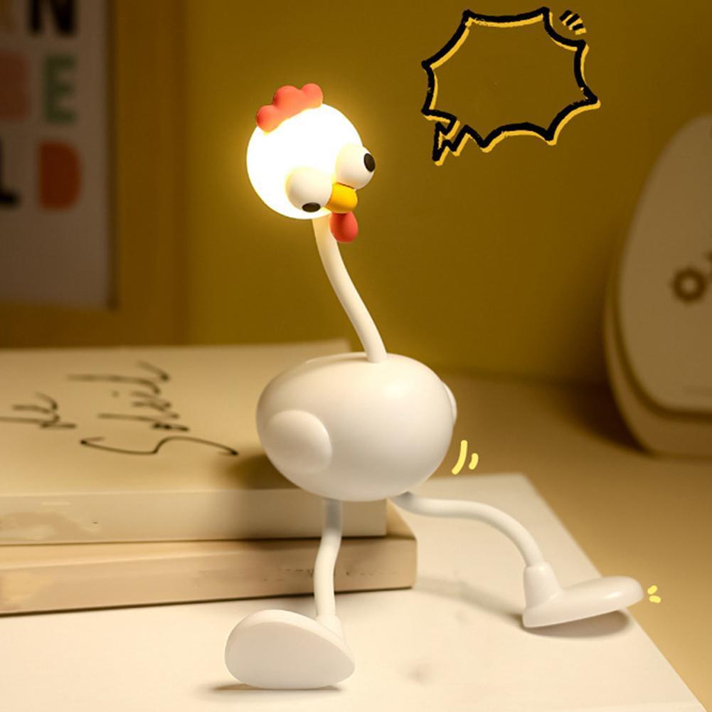Night Light Changeable Shape Cute Bedside Lamp Funny Dormitory Desk Toy Lamp Multi-function Lighting
