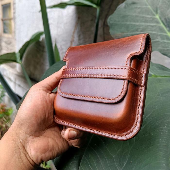 Fountain Pen Case, Pen Leather, tempat pulpen KAWECO AL SPORT GERMANY Stationery 5 pen