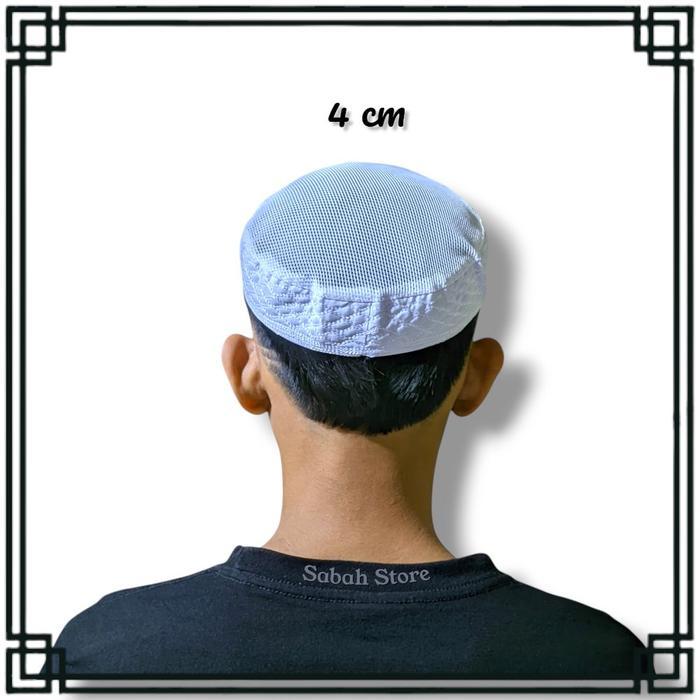 Peci Madinah Jaring Kopiah Haji Tinggi 4Cm 5Cm 6Cm 7Cm 8Cm Peci Madinah Jaring Terlengkap Songkok