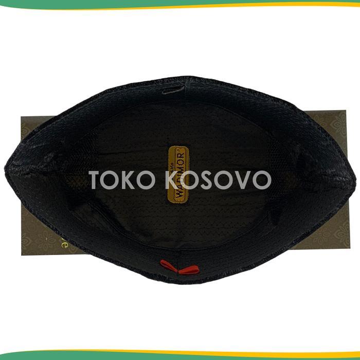 Peci Wadimor Non, Ac, Full Ac, Susun, Hitam Maroon Original Tinggi 7 8 9 10 Cm Songkok Solat Hitam