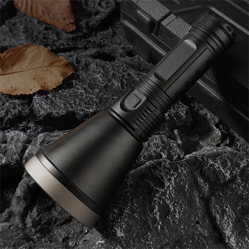 PROMO HARI INI  Flashlight 30w Led Lightweight Portable Zoom Rechargeable For Fishing Hiking Big Str