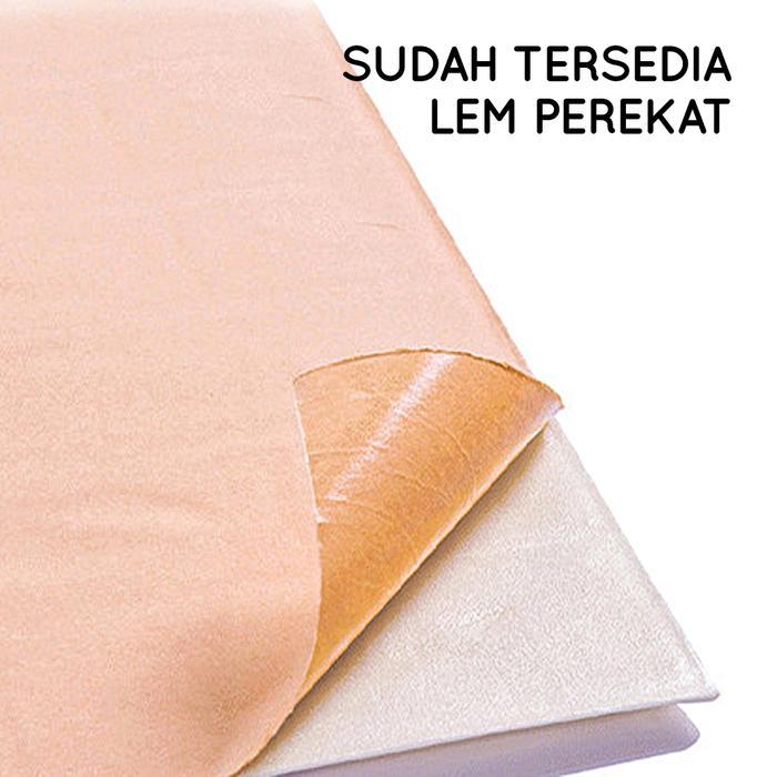 Wallpaper Dinding 3D Foam Motif Bata Polos