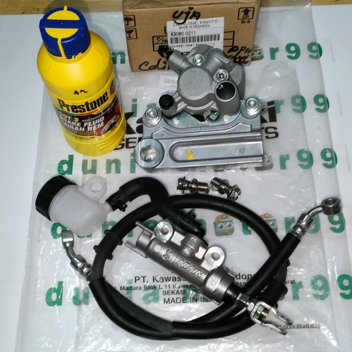 Paket Cakram Belakang Klx 150 Klx Dtracker Kawasaki Original