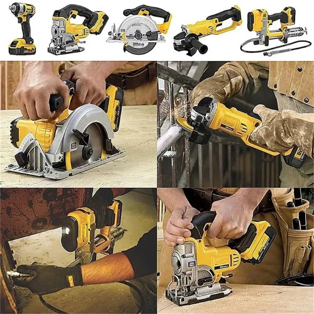 For DEWALT 20V/60V Battery, Dewalt Power Tool Accessories DCB606, DCB205DCB206, DCBGene,DCB200 MAX,