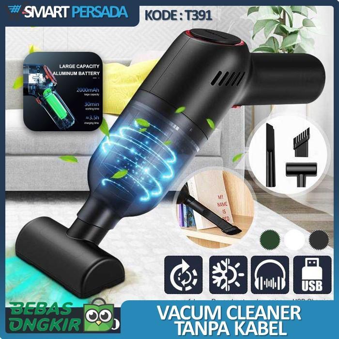 TERLARIS Vacum Cleaner Penyedot Debu Portable Tanpa Kabel Vakum Kasur Sofa SALE