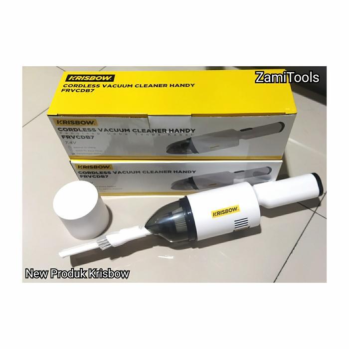 TERLARIS Krisbow Vacuum Cleaner Portable/Handy/Cordless Vacum Cleaner dengan Filter yang Dapat