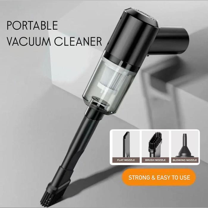 TERLARIS Vacuum Cleaner Portable Alat Penyedot Debu Serbaguna Mobil Vakum Pembersih 3 in 1 SALE