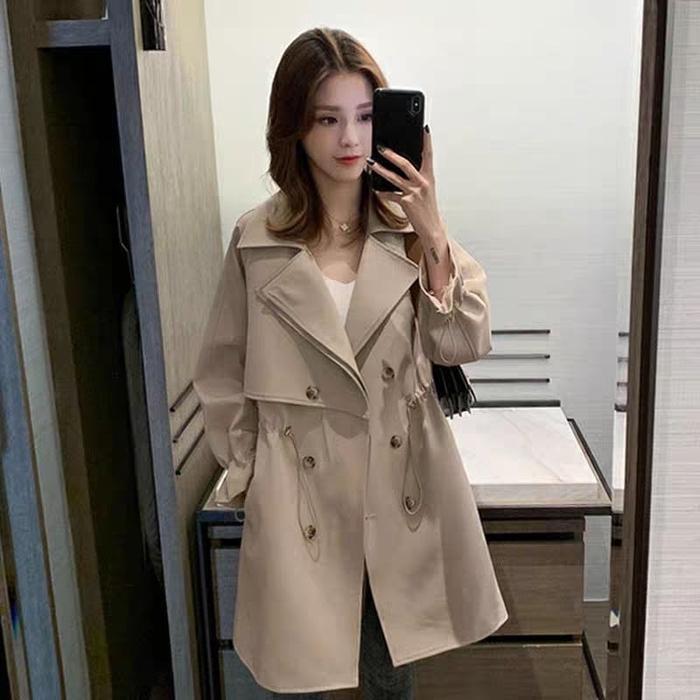 Jaket 8510 Blazer Outer Tebal Panjang Wanita Kancing