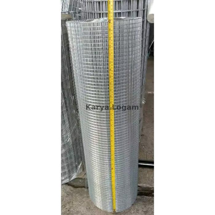 Kawat Loket / Wiremesh Kotak 12 X 12 Mm Tebal 1.2 Mm Tinggi 90Cm Pasti Diskon