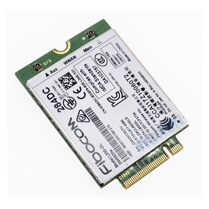 DW5820e L850-GL L850 DW5820 LTE 4G Card Module 0284DC 284DC For Dell laptop 3500 5400
