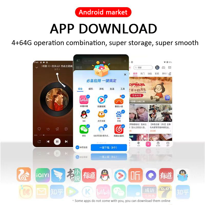 Yophoon New 5.0" Android 11.0 WiFi MP4 Player Bluetooth 5.0 MP3 MP4 Music Player