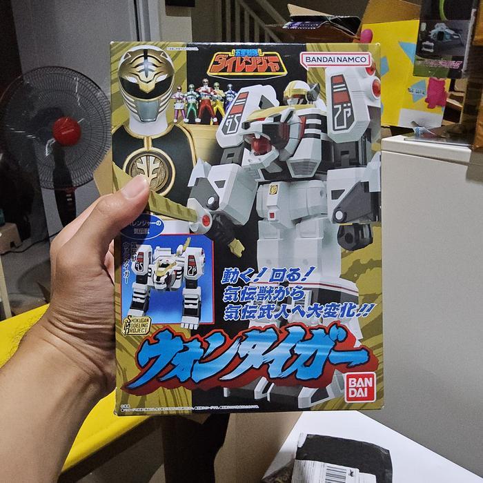 TEREMURAHTERLARIS READY SILAHKAN DIORDER SMP WHITE WON TIGER ZORD MEGAZORD THUNDER POWER RANGERS