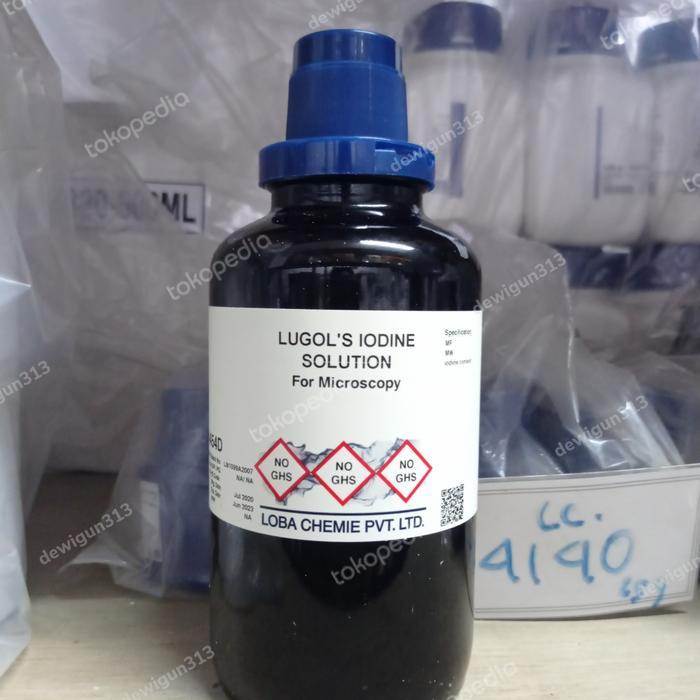 TEREMURAHTERLARIS READY SILAHKAN DIORDER LUGOL'S IODINE SOLUTION FOR MICROSCOPY / LUGOL SOLUTION