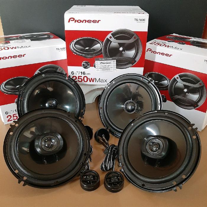 Paket Speaker Pioneer Split + Coaxial Pioneer Paket Audio Mobil Speaker Pioneer Redy Stok