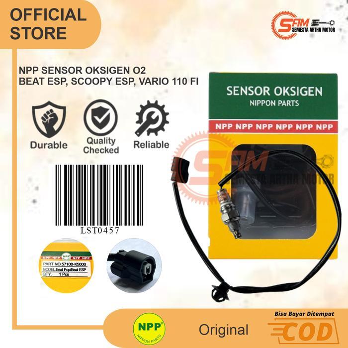 Npp Sensor Oksigen O2 Beat Street Pop Scoopy Vario 110 Fi Esp Co2 Oxy Knalpot K44