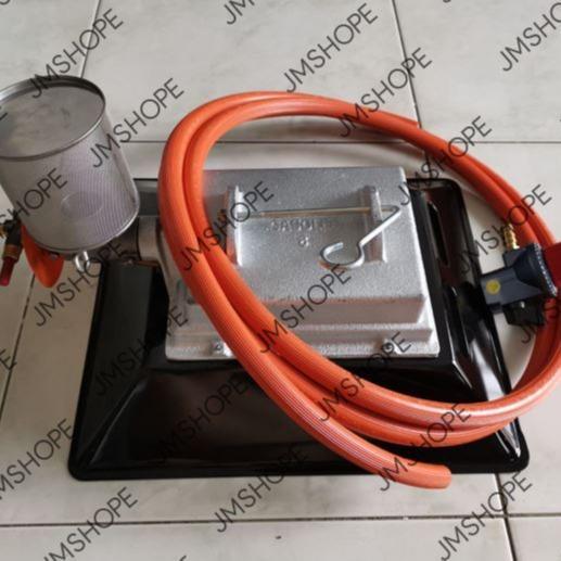 Paket Gasolec Pemanas Kandang Ayam 3 Meter Selang Gas Dan Regulator Penghangat Selang Orange Ruangan