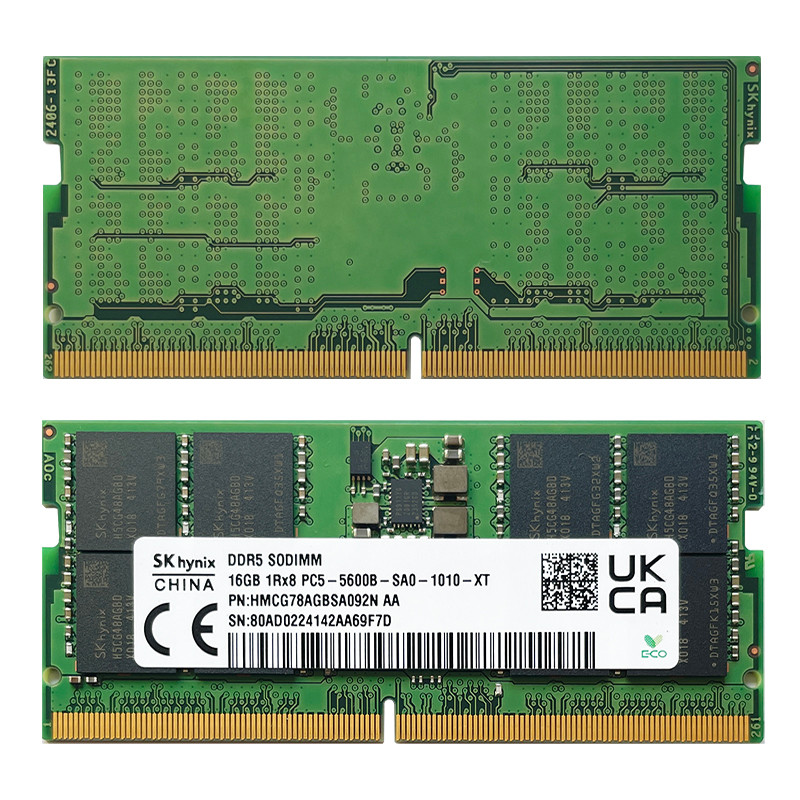 SK hynix DDR5 16GB 32GB 5600MHz RAM 1Rx8 PC5 - 5600B Laptopk Memory SODIMM Mini Host