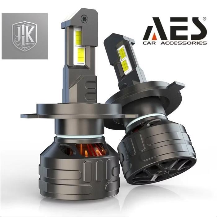 Orinigal Aes Lampu Utama Led Turbo P5 Led Headlight H4 100 Watt Premium Quality 1 Years Warranty