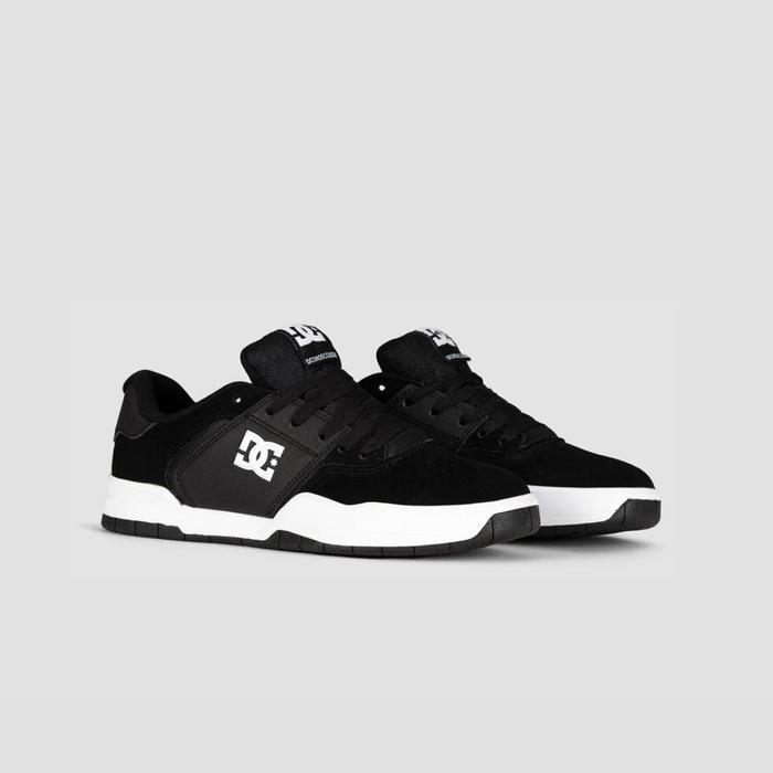 Dc Shoes Sepatu Sneakers Skate Pria Original Central M Shoe Bkw Bnib Resmi Hitam Putih Leather