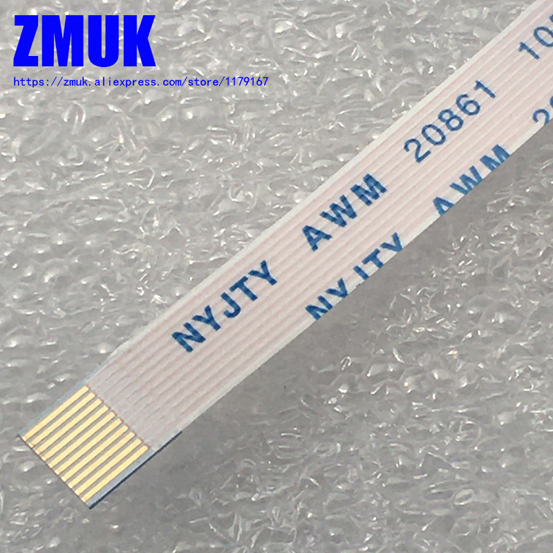 6-50Pin AWM 20861 105C 60V VW-A Flex FFC Cable Reverse B Type