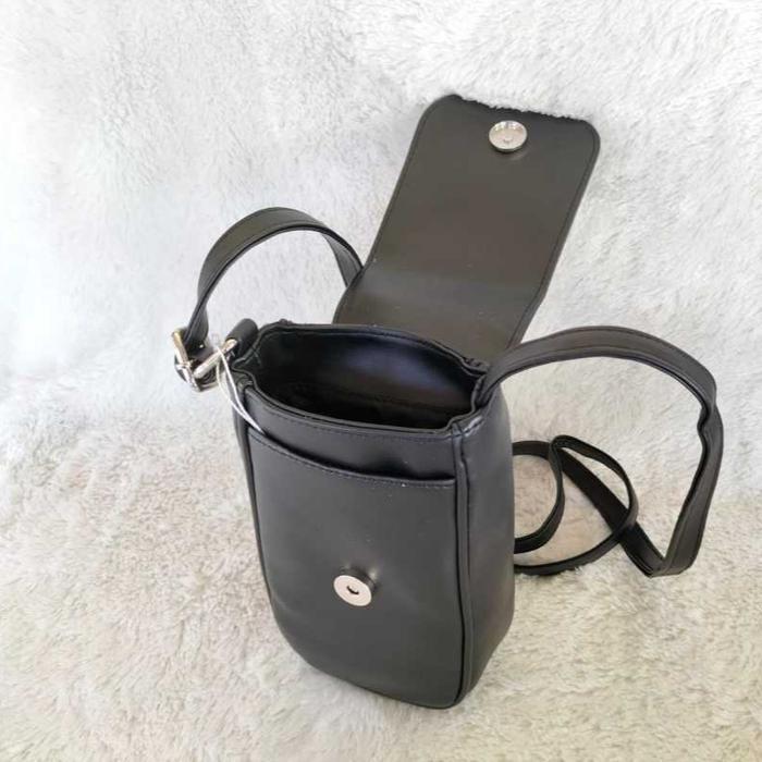 Dompet Hp Selempang Cewek Sophie Martin Paris Ophelia Gemaya Sling Phone Black Hitam Premium