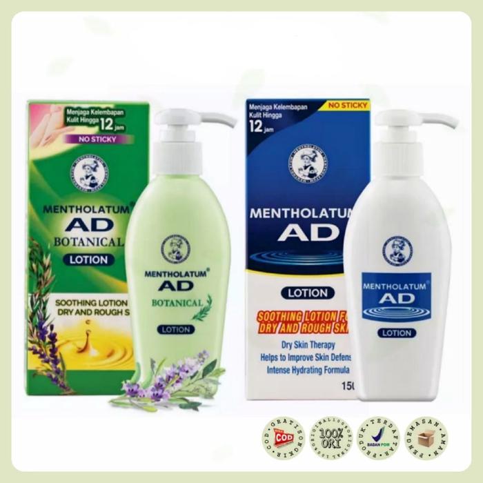 Mentholatum Ad Lotion / Mentholatum Ad Botanical Lotion Anti Dry Terbaru 