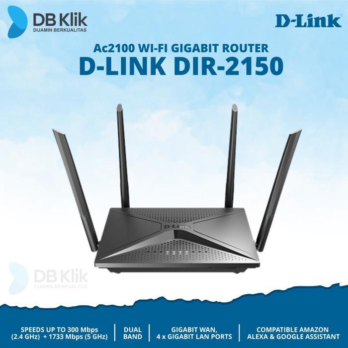 Terbaru Best Quality 100% Original Router D-Link Dir-2150 Ac2100 Mesh Wifi Gigabit-Dlink Dir2150