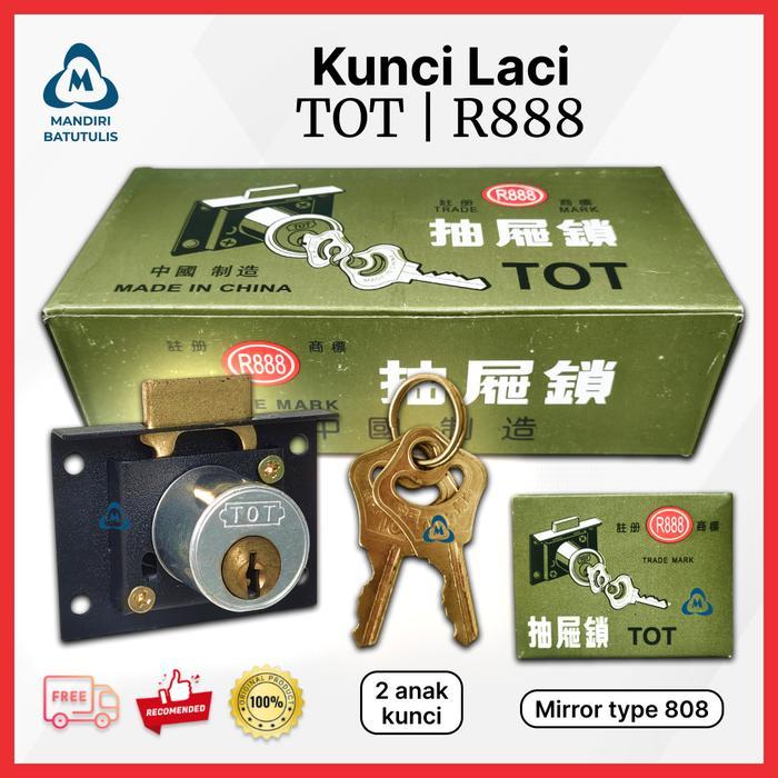 "New" Kunci Laci 088 - Konci Lemari Laci Meja Kayu 808 888 Drawer Lock Besar