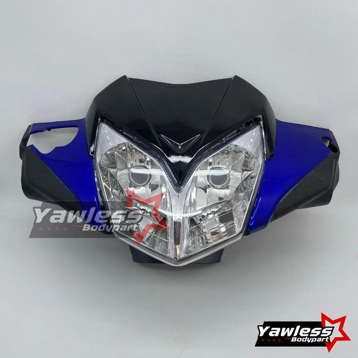 Batok Supra X 125 Batman Biru Full Set Kualitas Terjamin - Full Set