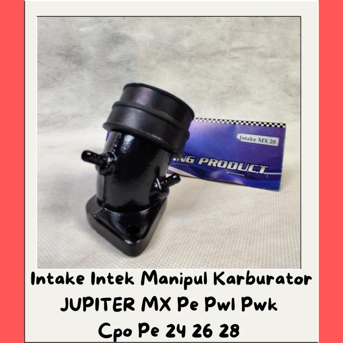 Manipul Jupiter Mx Manipol Karet Intake Intek Jupiter Leher Angsa Sambungan Karbu PE PWK CPO PWL 24