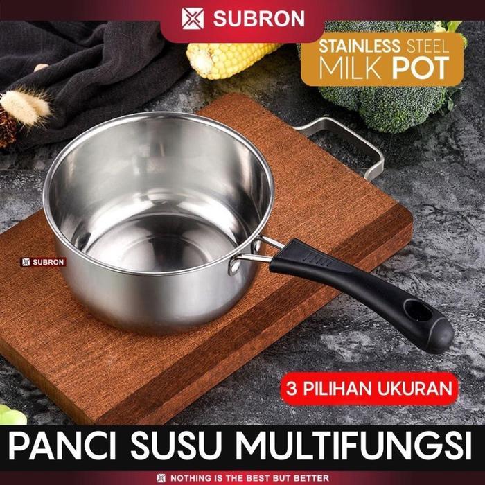 Panci Susu I Panci Indomie 14/16/18 Cm Subron Stainless - Tebal
