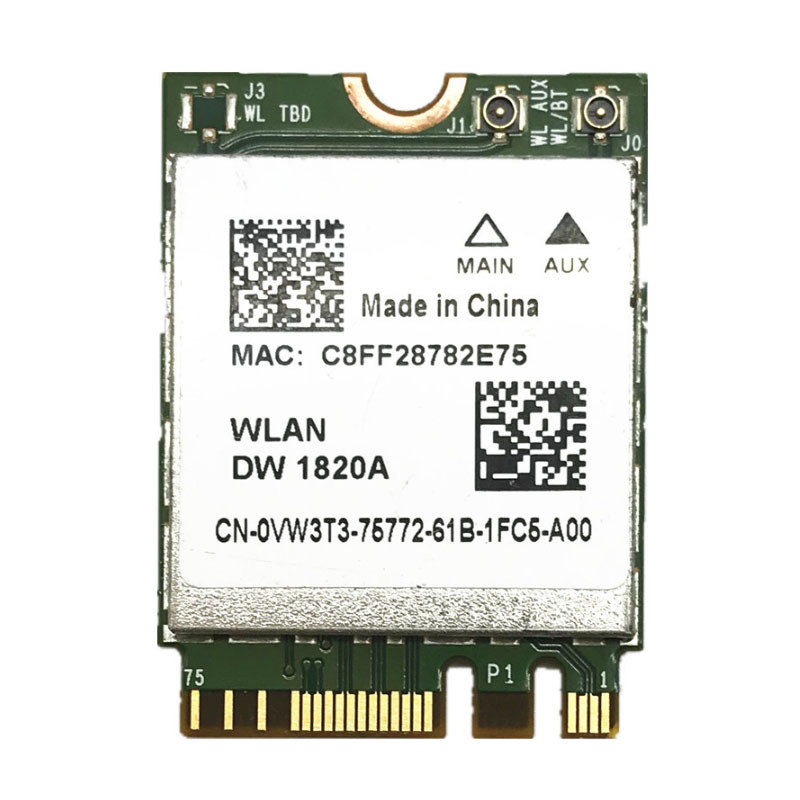 WiFi CARD DW1820A 802.11AC 867Mbps bcm94350 M.2 NGFF wifi card Wi-Fi WirelessBetter than bcm94350ZE
