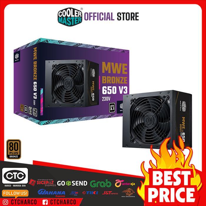 PSU COOLER MASTER MWE BRONZE 650 V3 - POWER SUPPLY MWE 650WATT