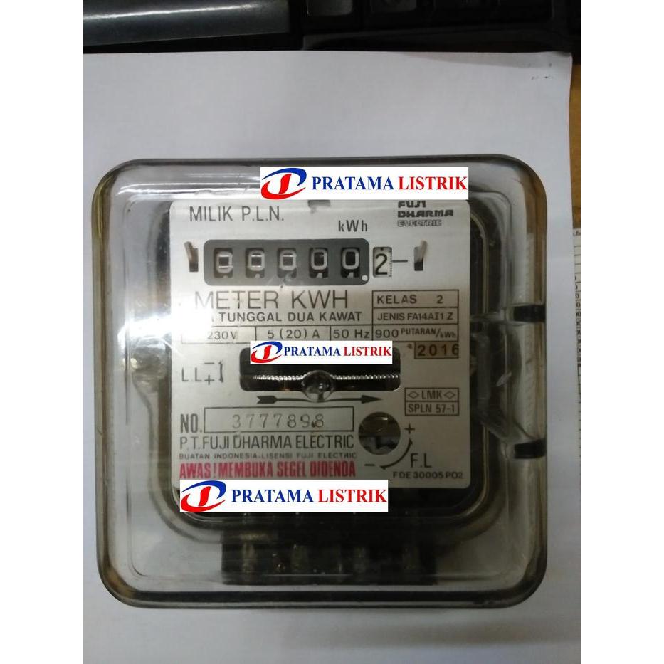 Diskon Kwh Meter Analog 1 Phase 5(20)A Fuji Dharma Standard Pln Class 2