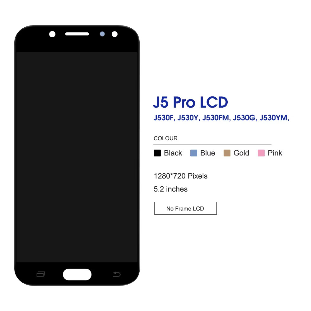 5.2'' Amoled for Samsung Galaxy J5 2017 J530 J530F J530F/DS LCD Display Touch Screen Digitizer