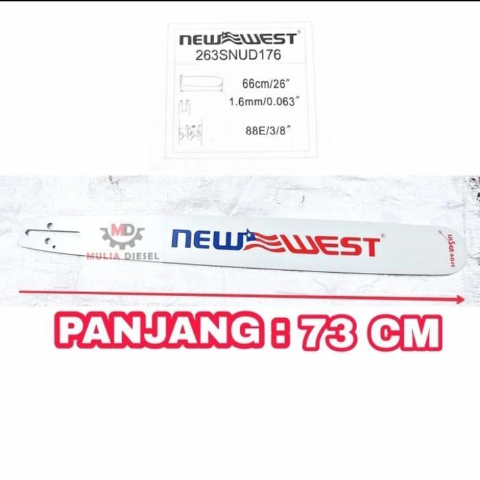 Guide Bar Gergaji Mesin Chainsaw 26 inchi / chain saw 26inch