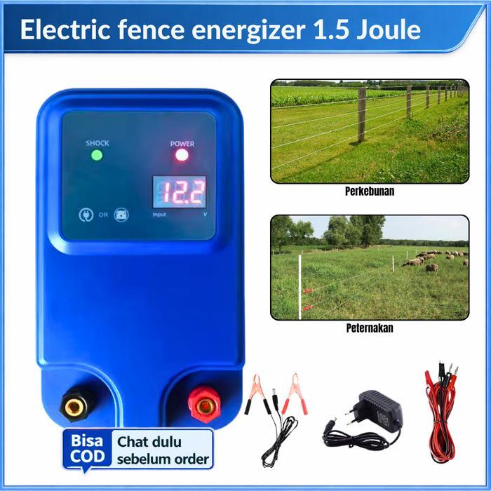 Pagar Listrik 1 Joule / 2.5 Joule Electric Fence Pengaman Hewan Ternak & Lahan Pertanian