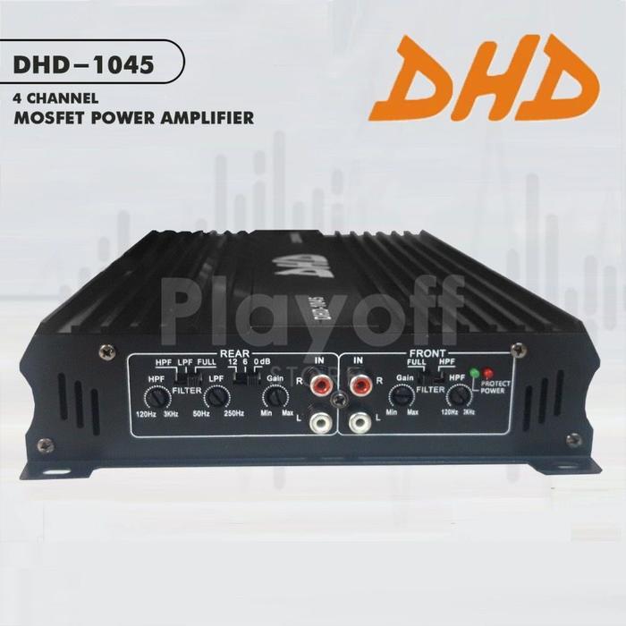 Dhd 1045 Amplifier 4 Channel Bass (Power Amplifier Mobil)