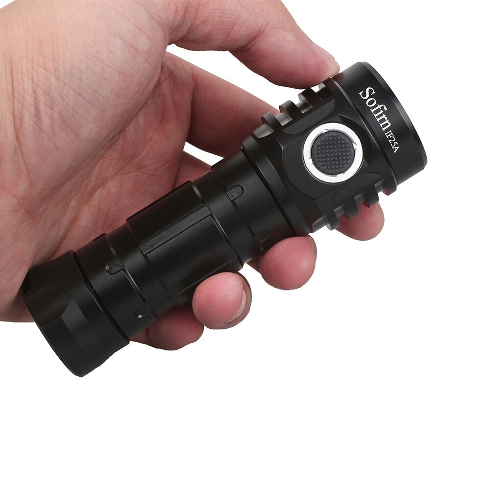 Sofirn IF25A BLF Anduril Powerful USB C Rechargeable LED Flashlight 21700 Lamp 4000lm 4*SST20 Torch
