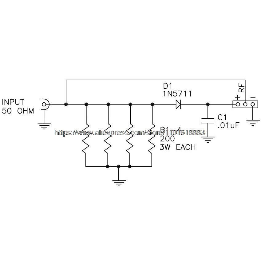 12W DUMMY LOAD 50 OHM LOAD