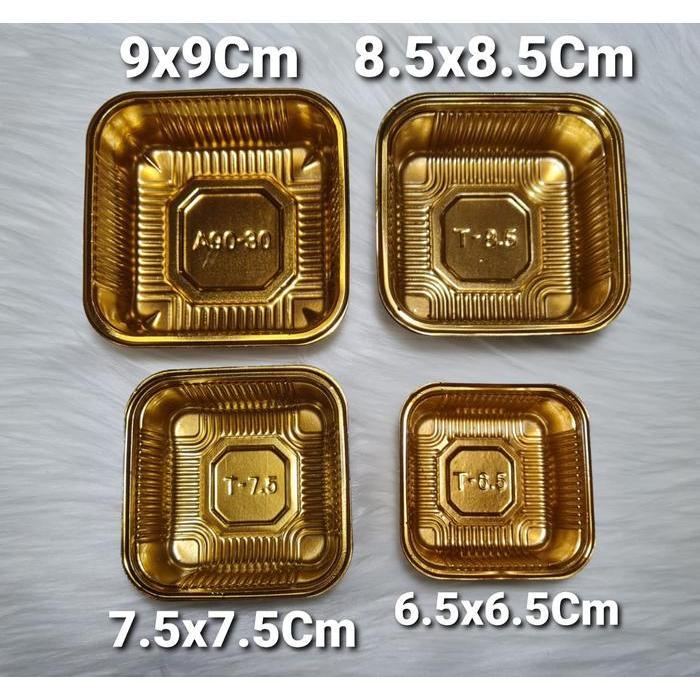 Tray Mika Mooncake 100 pc Kotak Plastik Mika Kue Bulan Cookie Kue Pia