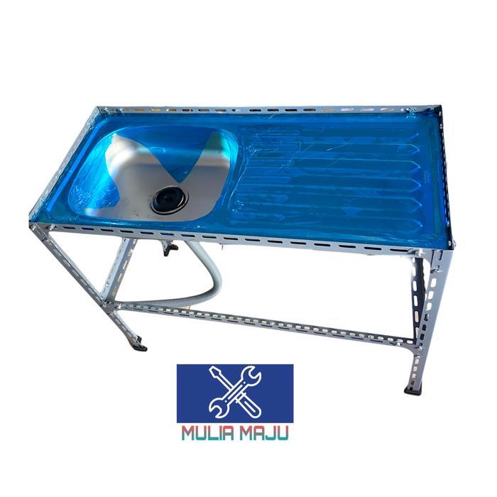Wastafel Bak Cuci Piring /Wastafel Meja Set Rak Bak Cuci Piring Pasti Promo