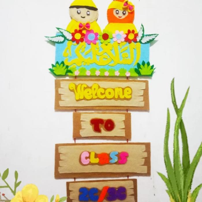 hiasan dinding pajangan dekorasi kelas