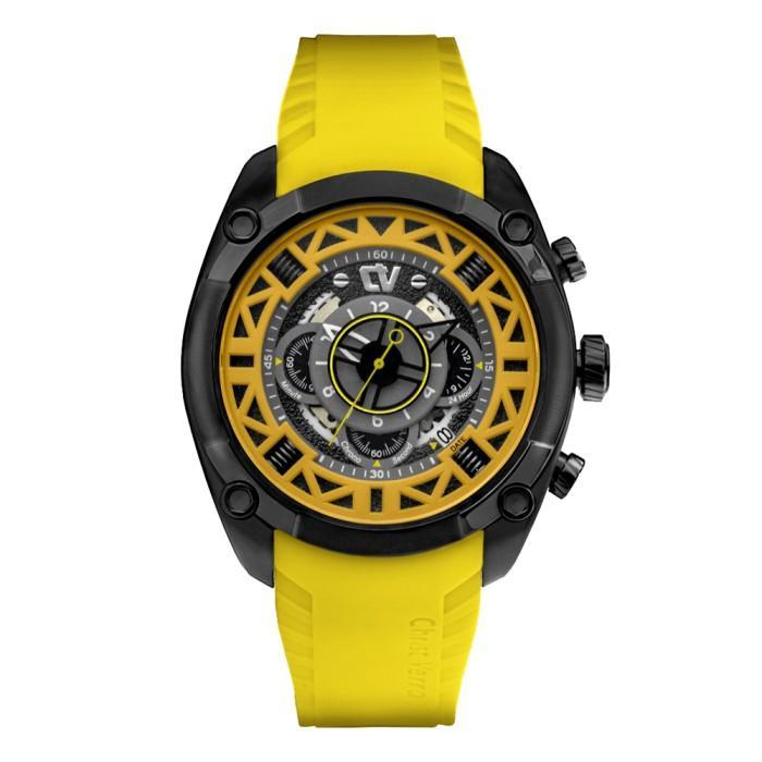 Jam Tangan CHRIST VERRA Pria Original CV C11122G-36 YLW
