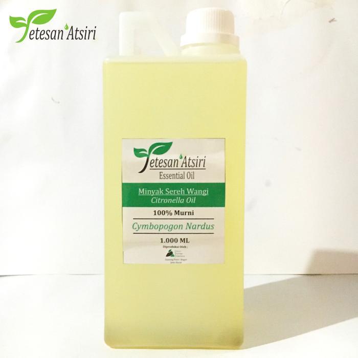 1 Liter Minyak Atsiri Murni Minyak Sereh Wangi Murni Citronella Oil Terlaris