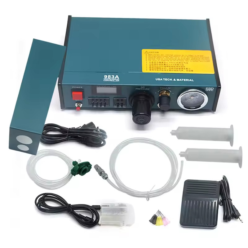 Automatic Glue Dispenser 983A 220V Precision Liquid Controller Digital Control Drip Glue Dropper
