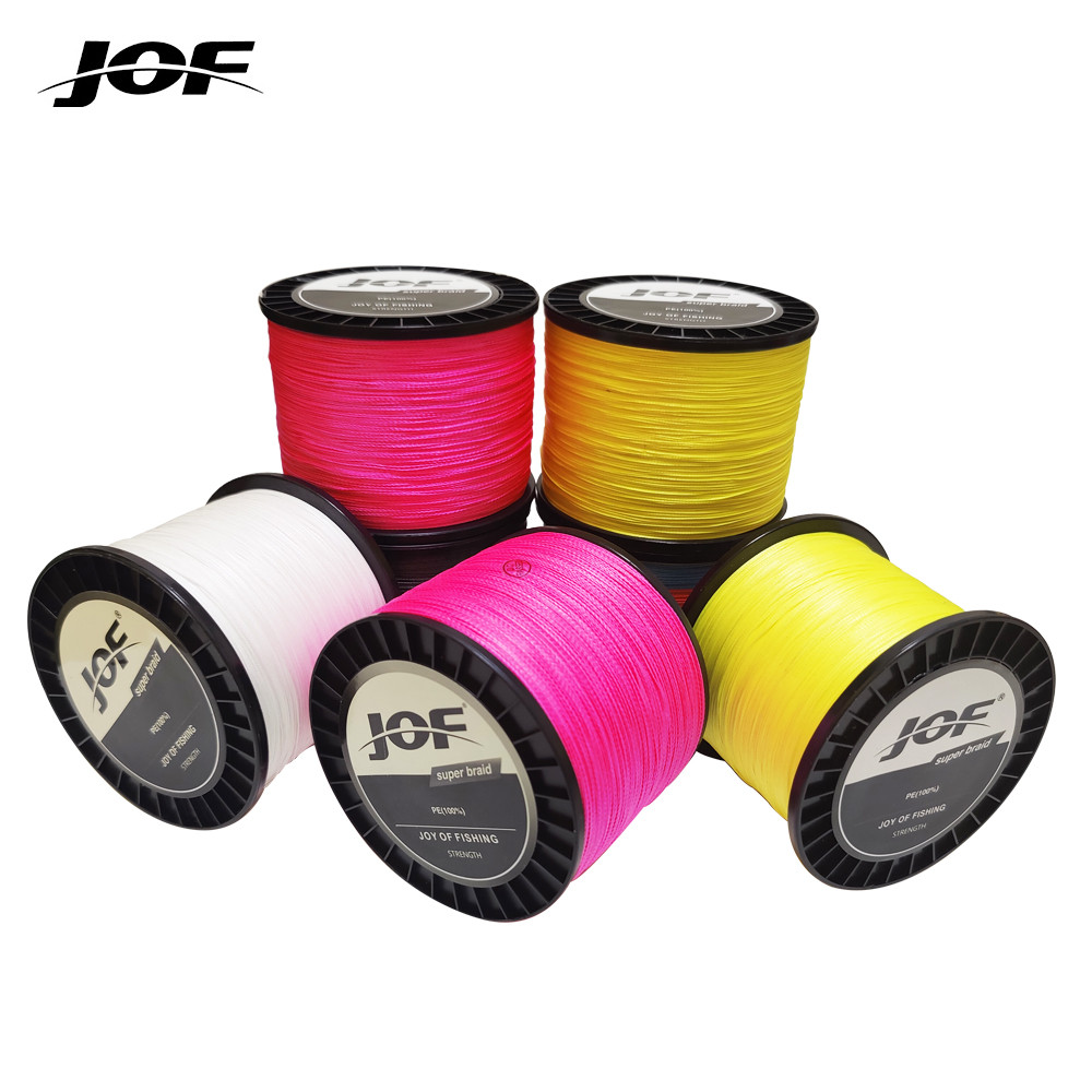 JOF X8 Multifilament Fishing Line 300M 500M 1000M 8 Strands Braided Fishing Line PE Line 20 30 40 50